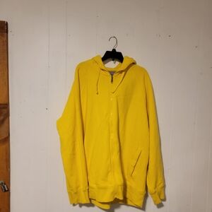 Russell Athletic Premium Fleece Yellow Hoodie